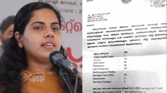 കത്ത് അയച്ചിട്ടില്ലെന്ന് മേയർ ആര്യാ രാജേന്ദ്രൻ; സത്യപ്രതിജ്ഞാ ലംഘനമാണെന്ന് പ്രതിപക്ഷം