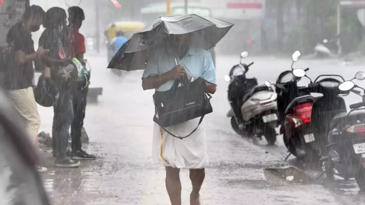 കേരളത്തിൽ ഇന്ന് ഒറ്റപ്പെട്ട മഴയ്ക്ക് സാധ്യത; രണ്ട് ജില്ലകളില്‍ യെല്ലോ അലേർട്ട്