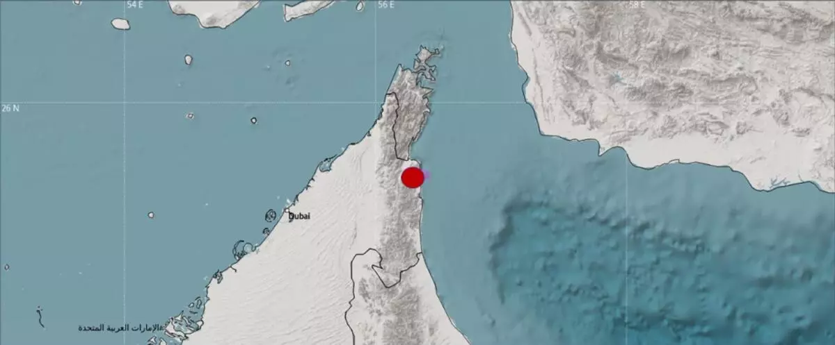 യുഎഇയില്‍ ഭൂചലനം; പ്രകമ്പനം അനുഭവപ്പെട്ടതായി താമസക്കാര്‍