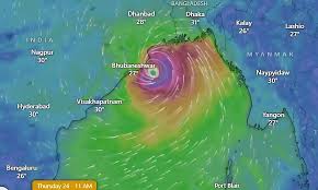 കേരളത്തിൽ ദാന ഭീഷണി;  ഇന്ന് അതിശക്ത മഴ, 4 ജില്ലകളിൽ ഓറഞ്ച് അലർട്ട്