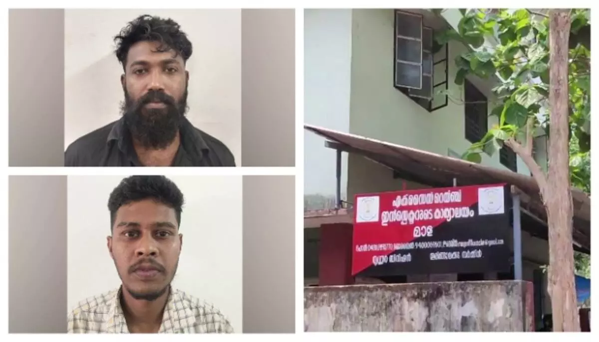 എക്സൈസ് ഓഫീസിൽ അതിക്രമിച്ച് കയറി ആക്രമണം ; ഇൻസ്പെക്ടർ അടക്കം മൂന്ന് പേർക്ക് പരിക്ക് , രണ്ട് പേർ അറസ്റ്റിൽ